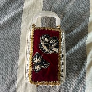 Vintage wicker purse